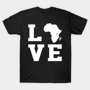 Love Black Pride Africa Black Lives Matter T-Shirt